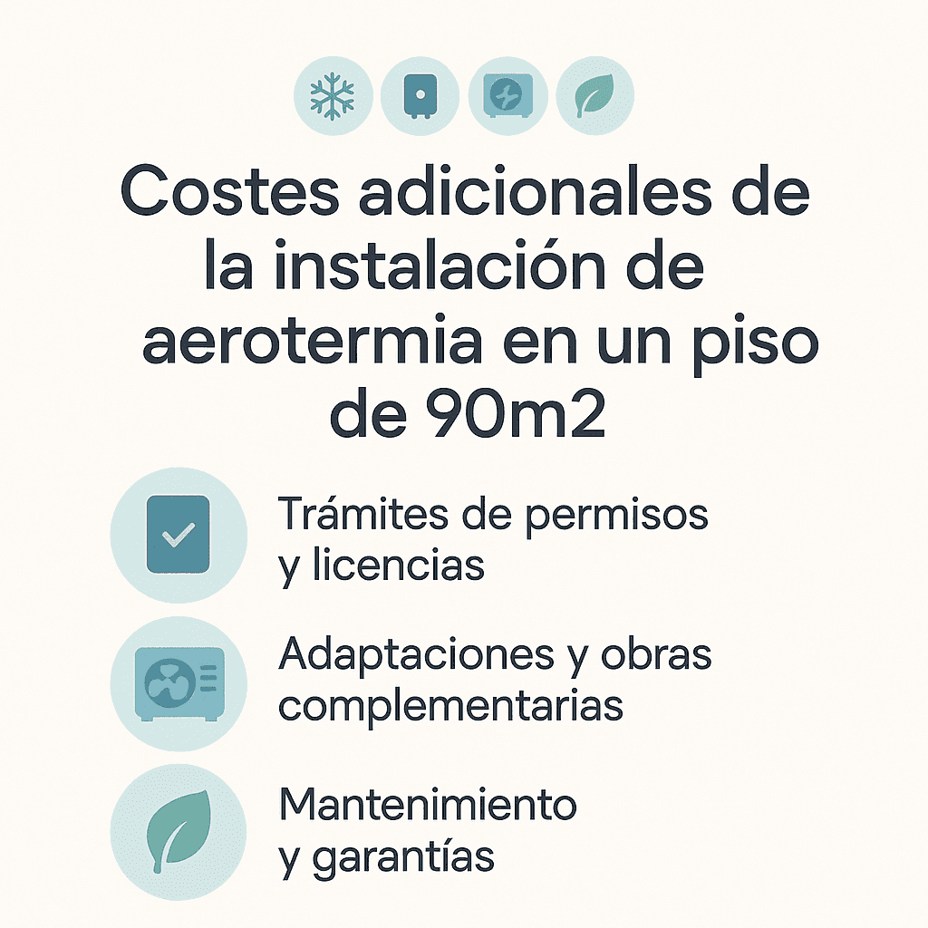 Precio instalar aerotermia piso 90m2