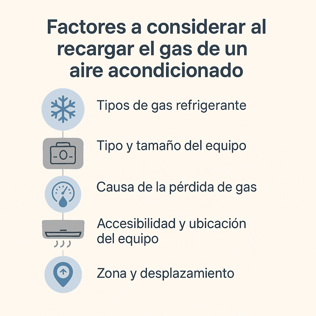Precio recargar aire acondicionado