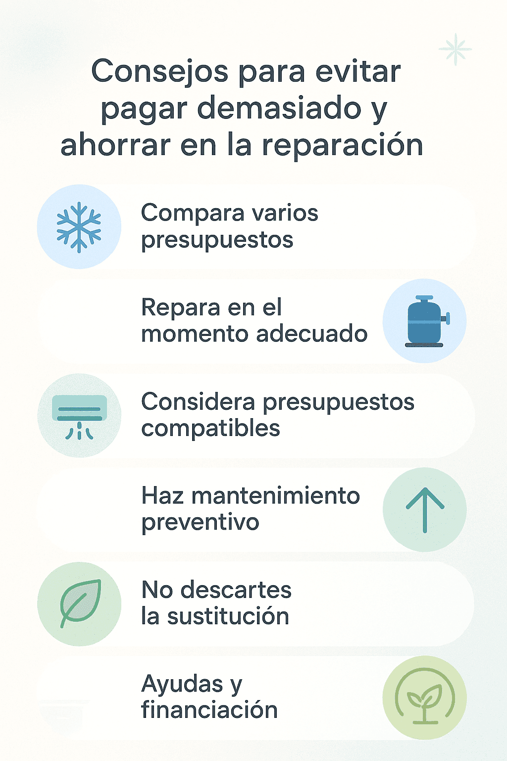 Precio reparar aire acondicionado