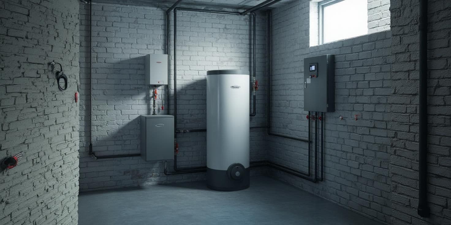 acumulador de agua caliente sanitaria aerotermia