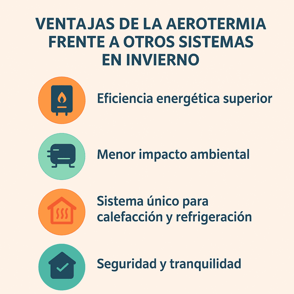 aerotermia en invierno