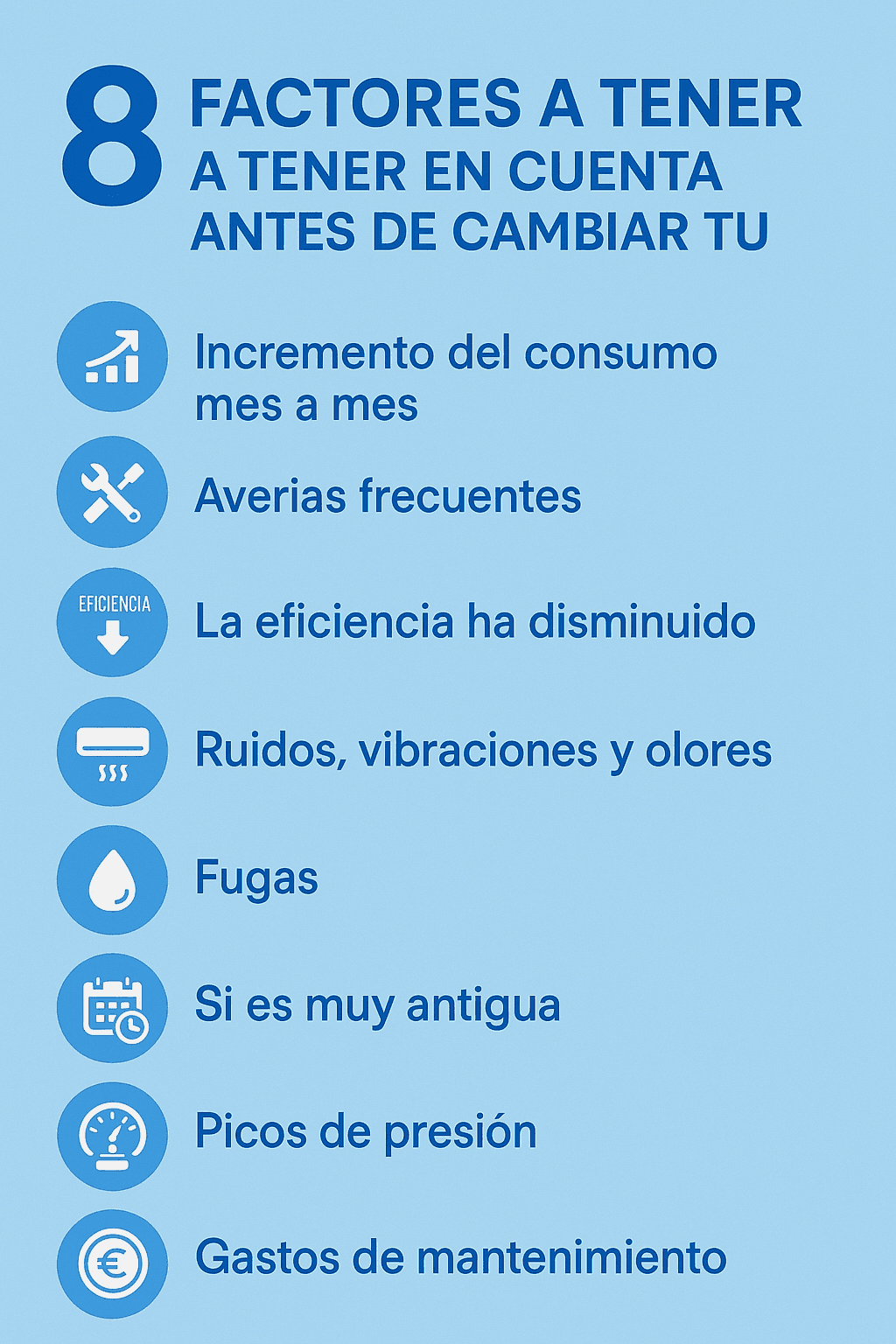 cuando es el momento ideal para cambiar una caldera