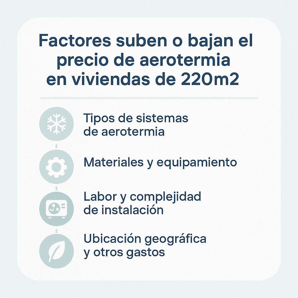 precio instalar aerotermia 200m2