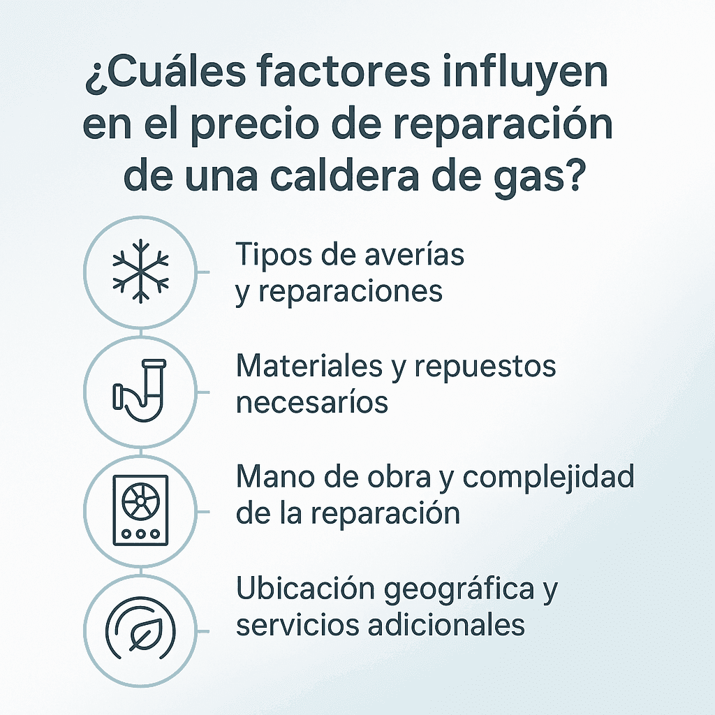 precio reparacion caldera de gas