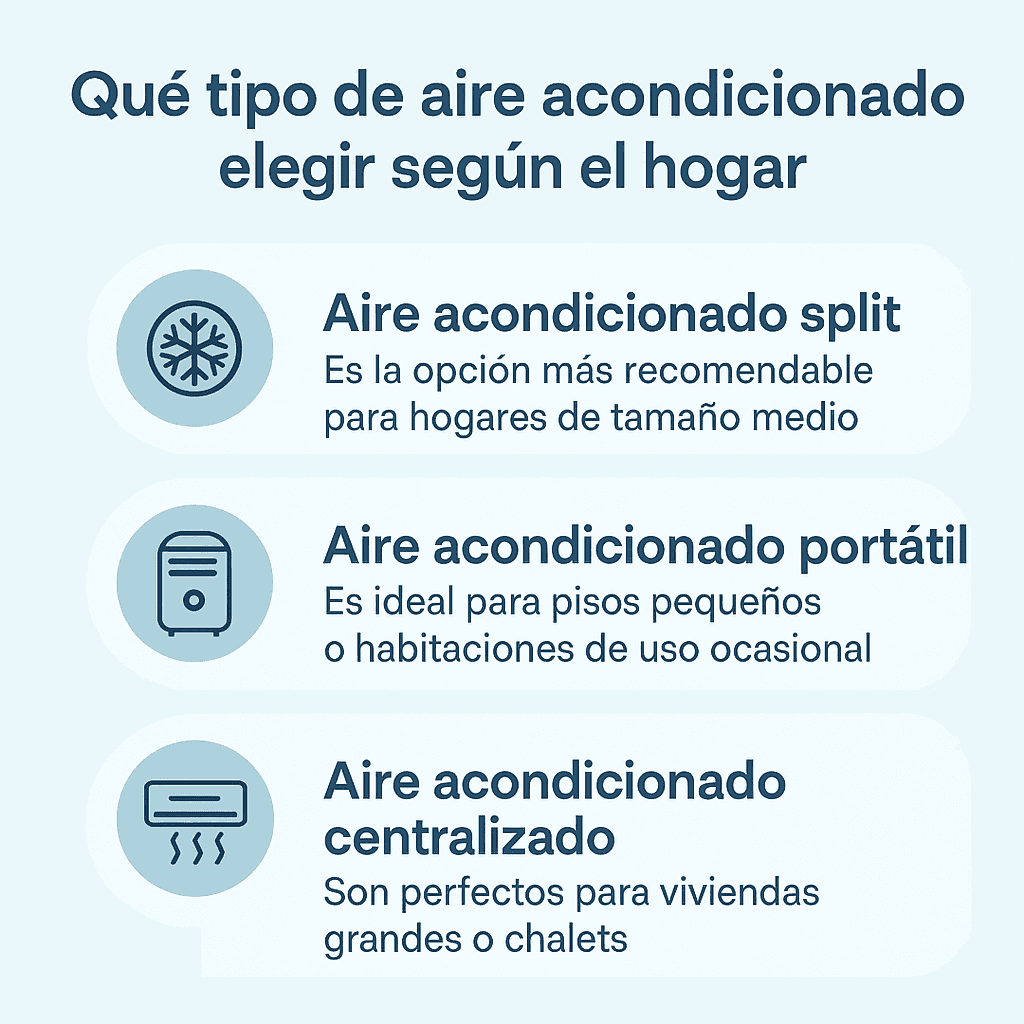 que aire acondicionado consume menos